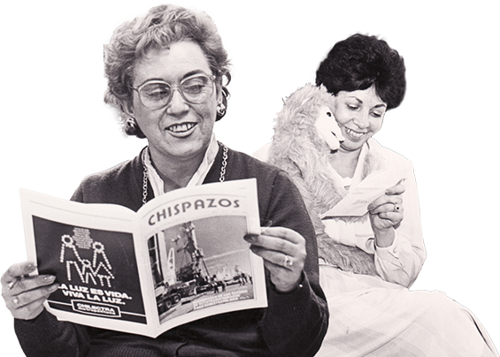 Mujer leyendo Chispazos